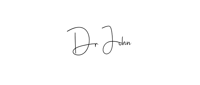 Dr John stylish signature style. Best Handwritten Sign (Andilay-7BmLP) for my name. Handwritten Signature Collection Ideas for my name Dr John. Dr John signature style 4 images and pictures png