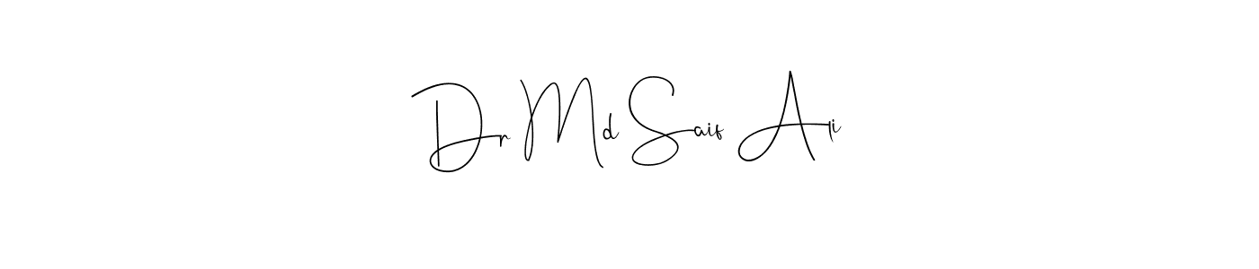 Check out images of Autograph of Dr Md Saif Ali name. Actor Dr Md Saif Ali Signature Style. Andilay-7BmLP is a professional sign style online. Dr Md Saif Ali signature style 4 images and pictures png