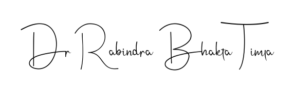Make a short Dr Rabindra Bhakta Timla signature style. Manage your documents anywhere anytime using Andilay-7BmLP. Create and add eSignatures, submit forms, share and send files easily. Dr Rabindra Bhakta Timla signature style 4 images and pictures png