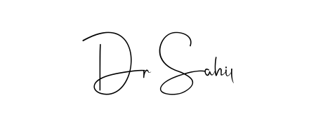 You should practise on your own different ways (Andilay-7BmLP) to write your name (Dr Sahil) in signature. Don't let someone else do it for you. Dr Sahil signature style 4 images and pictures png