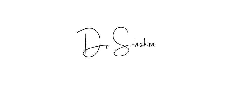 Also You can easily find your signature by using the search form. We will create Dr Shahm name handwritten signature images for you free of cost using Andilay-7BmLP sign style. Dr Shahm signature style 4 images and pictures png