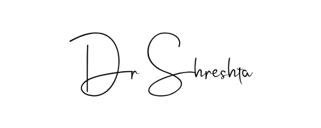 Discover the perfect balance of readability and style for Dr Shreshta with Andilay-7BmLP font. Create your dream signature today. Dr Shreshta signature style 4 images and pictures png
