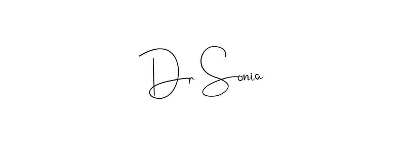 Dr Sonia stylish signature style. Best Handwritten Sign (Andilay-7BmLP) for my name. Handwritten Signature Collection Ideas for my name Dr Sonia. Dr Sonia signature style 4 images and pictures png