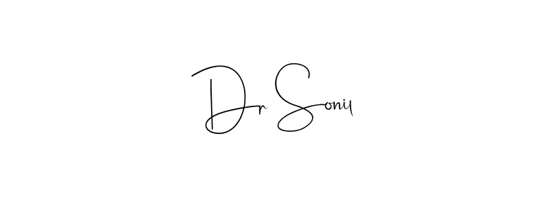 Dr Sonil stylish signature style. Best Handwritten Sign (Andilay-7BmLP) for my name. Handwritten Signature Collection Ideas for my name Dr Sonil. Dr Sonil signature style 4 images and pictures png