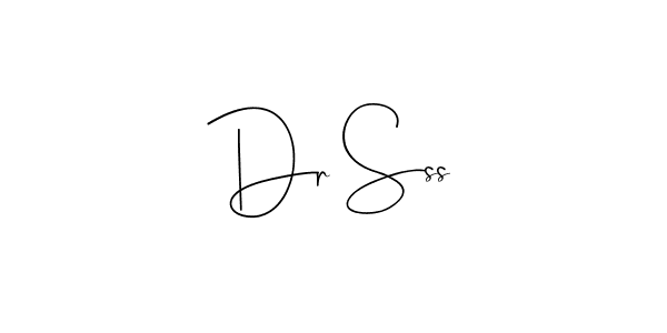 Design your own signature with our free online signature maker. With this signature software, you can create a handwritten (Andilay-7BmLP) signature for name Dr Sss. Dr Sss signature style 4 images and pictures png