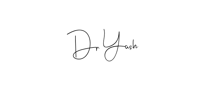 The best way (Andilay-7BmLP) to make a short signature is to pick only two or three words in your name. The name Dr Yash include a total of six letters. For converting this name. Dr Yash signature style 4 images and pictures png