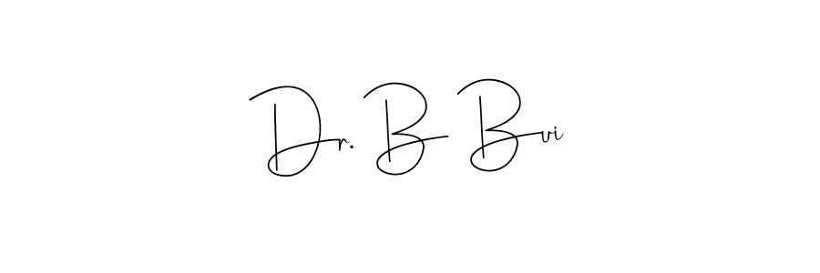 This is the best signature style for the Dr. B Bui name. Also you like these signature font (Andilay-7BmLP). Mix name signature. Dr. B Bui signature style 4 images and pictures png