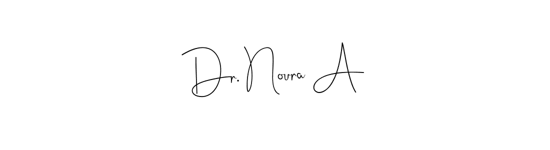 Make a beautiful signature design for name Dr. Noura A. Use this online signature maker to create a handwritten signature for free. Dr. Noura A signature style 4 images and pictures png