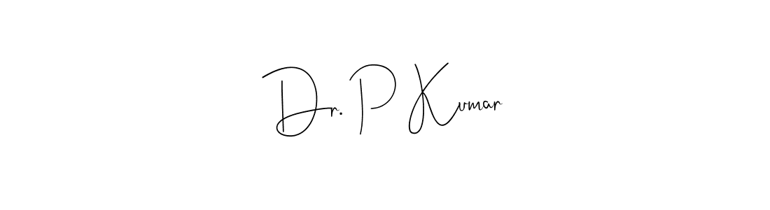 It looks lik you need a new signature style for name Dr. P Kumar. Design unique handwritten (Andilay-7BmLP) signature with our free signature maker in just a few clicks. Dr. P Kumar signature style 4 images and pictures png