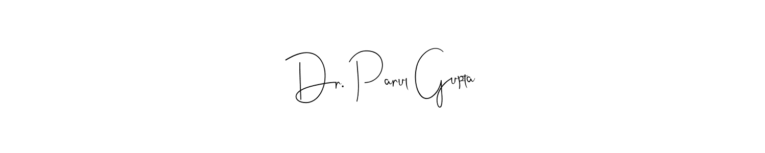 Similarly Andilay-7BmLP is the best handwritten signature design. Signature creator online .You can use it as an online autograph creator for name Dr. Parul Gupta. Dr. Parul Gupta signature style 4 images and pictures png