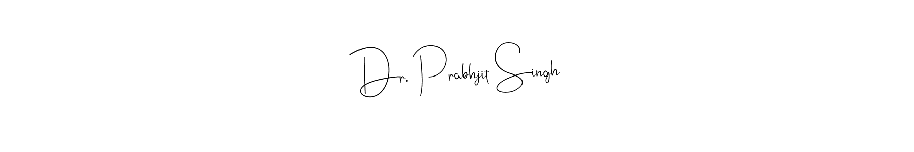 if you are searching for the best signature style for your name Dr. Prabhjit Singh. so please give up your signature search. here we have designed multiple signature styles  using Andilay-7BmLP. Dr. Prabhjit Singh signature style 4 images and pictures png