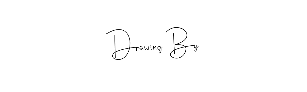 Create a beautiful signature design for name Drawing By. With this signature (Andilay-7BmLP) fonts, you can make a handwritten signature for free. Drawing By signature style 4 images and pictures png