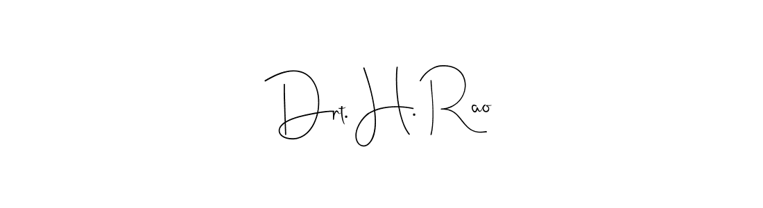 Also we have Drt. H. Rao name is the best signature style. Create professional handwritten signature collection using Andilay-7BmLP autograph style. Drt. H. Rao signature style 4 images and pictures png