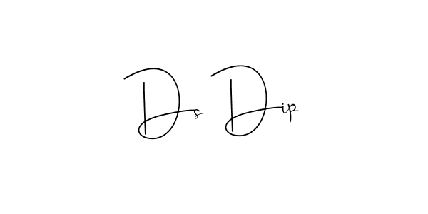 You should practise on your own different ways (Andilay-7BmLP) to write your name (Ds Dip) in signature. don't let someone else do it for you. Ds Dip signature style 4 images and pictures png
