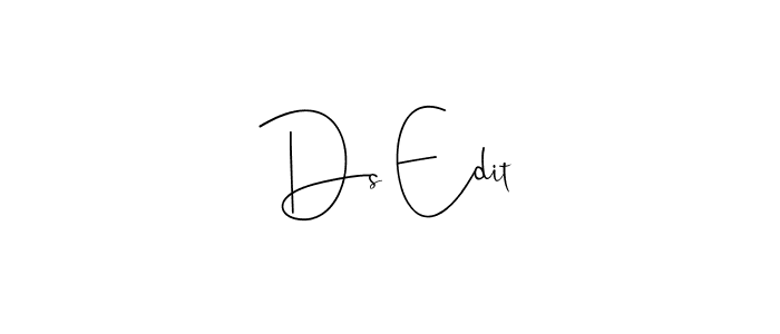 Make a beautiful signature design for name Ds Edit. Use this online signature maker to create a handwritten signature for free. Ds Edit signature style 4 images and pictures png