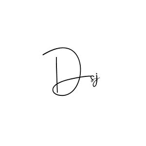 The best way (Andilay-7BmLP) to make a short signature is to pick only two or three words in your name. The name Dsj include a total of six letters. For converting this name. Dsj signature style 4 images and pictures png