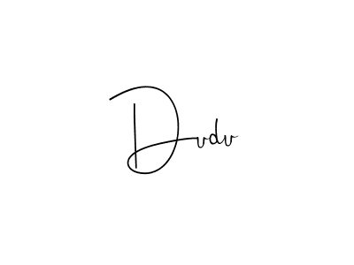 Make a beautiful signature design for name Dudu. With this signature (Andilay-7BmLP) style, you can create a handwritten signature for free. Dudu signature style 4 images and pictures png