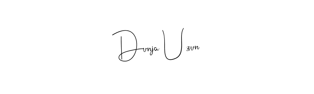 How to Draw Dunja Uzun signature style? Andilay-7BmLP is a latest design signature styles for name Dunja Uzun. Dunja Uzun signature style 4 images and pictures png