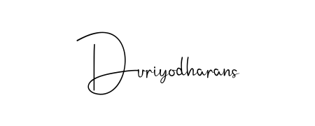 Make your name Duriyodharans memorable on every contract using Andilay-7BmLP autograph style. Instant transparent background export available. Duriyodharans signature style 4 images and pictures png