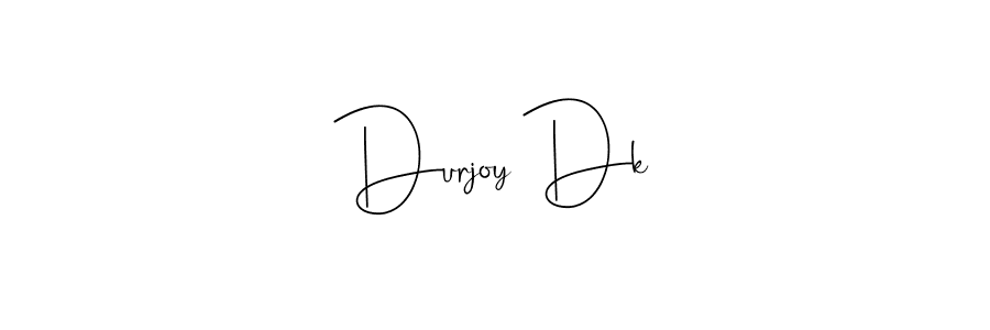 Make a beautiful signature design for name Durjoy Dk. With this signature (Andilay-7BmLP) style, you can create a handwritten signature for free. Durjoy Dk signature style 4 images and pictures png