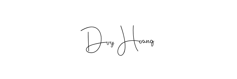 Duy Hoang stylish signature style. Best Handwritten Sign (Andilay-7BmLP) for my name. Handwritten Signature Collection Ideas for my name Duy Hoang. Duy Hoang signature style 4 images and pictures png
