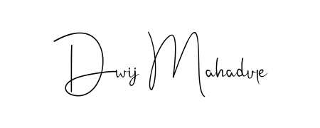 Make your name Dwij Mahadule memorable on every contract using Andilay-7BmLP autograph style. Instant transparent background export available. Dwij Mahadule signature style 4 images and pictures png