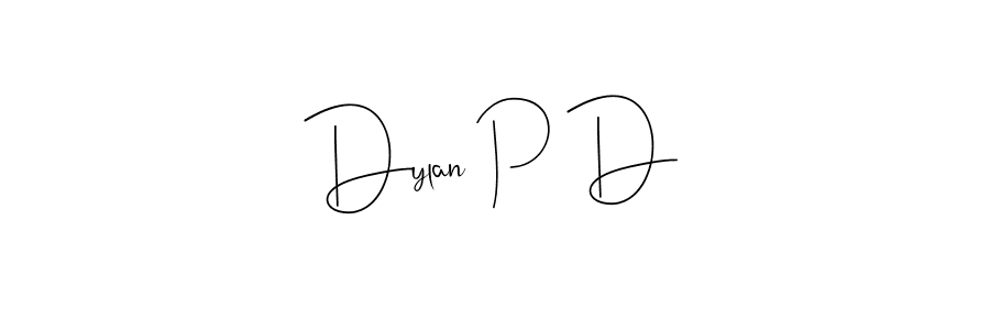 The best way (Andilay-7BmLP) to make a short signature is to pick only two or three words in your name. The name Dylan P D include a total of six letters. For converting this name. Dylan P D signature style 4 images and pictures png