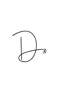 Create a beautiful signature design for name Dz. With this signature (Andilay-7BmLP) fonts, you can make a handwritten signature for free. Dz signature style 4 images and pictures png