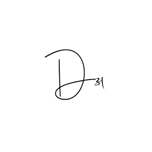 Dzl stylish signature style. Best Handwritten Sign (Andilay-7BmLP) for my name. Handwritten Signature Collection Ideas for my name Dzl. Dzl signature style 4 images and pictures png