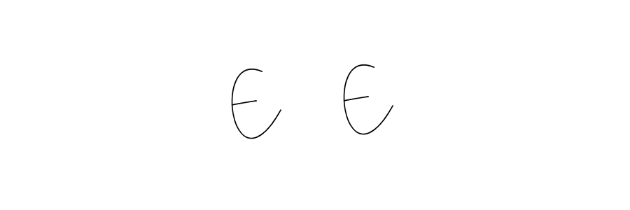 Make a beautiful signature design for name E       E. Use this online signature maker to create a handwritten signature for free. E       E signature style 4 images and pictures png