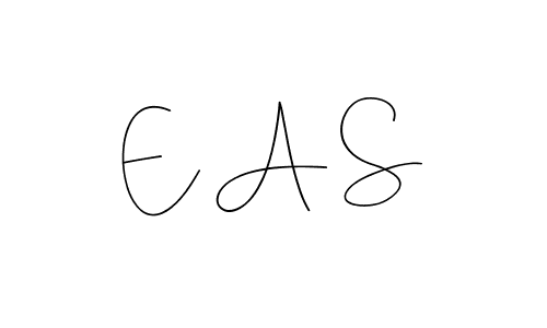 The best way (Andilay-7BmLP) to make a short signature is to pick only two or three words in your name. The name E A S include a total of six letters. For converting this name. E A S signature style 4 images and pictures png