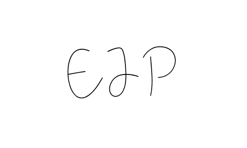 E J P stylish signature style. Best Handwritten Sign (Andilay-7BmLP) for my name. Handwritten Signature Collection Ideas for my name E J P. E J P signature style 4 images and pictures png