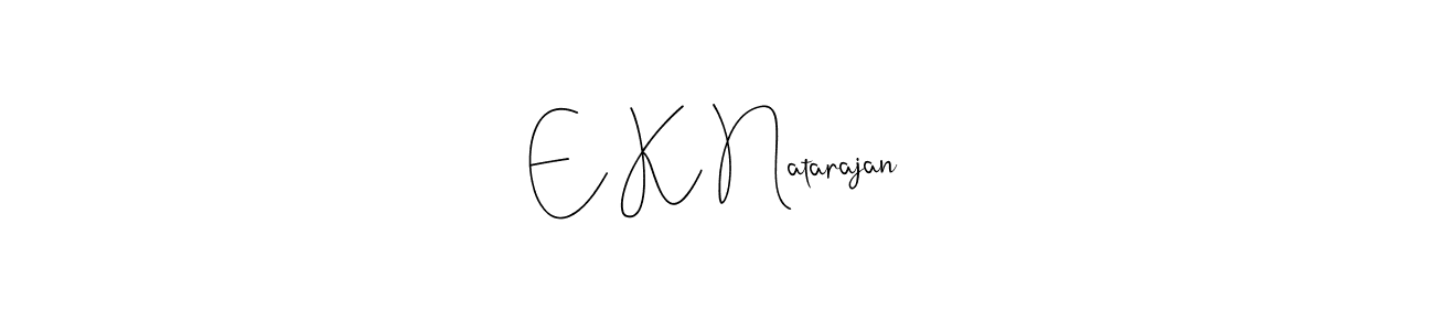 Similarly Andilay-7BmLP is the best handwritten signature design. Signature creator online .You can use it as an online autograph creator for name E K Natarajan. E K Natarajan signature style 4 images and pictures png