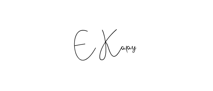 How to Draw E Kalay signature style? Andilay-7BmLP is a latest design signature styles for name E Kalay. E Kalay signature style 4 images and pictures png