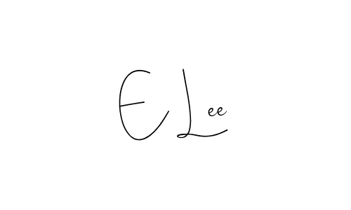 Also we have E Lee name is the best signature style. Create professional handwritten signature collection using Andilay-7BmLP autograph style. E Lee signature style 4 images and pictures png