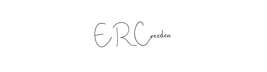 You can use this online signature creator to create a handwritten signature for the name E R Creeden. This is the best online autograph maker. E R Creeden signature style 4 images and pictures png