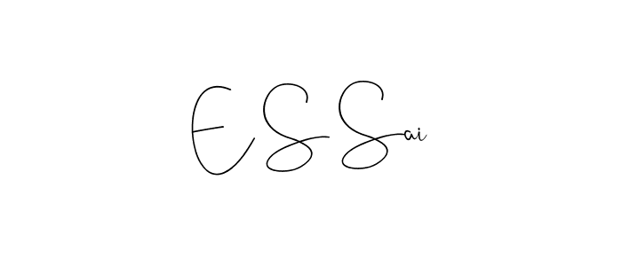 Best and Professional Signature Style for E S Sai. Andilay-7BmLP Best Signature Style Collection. E S Sai signature style 4 images and pictures png