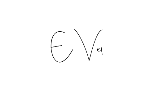 You can use this online signature creator to create a handwritten signature for the name E Vel. This is the best online autograph maker. E Vel signature style 4 images and pictures png