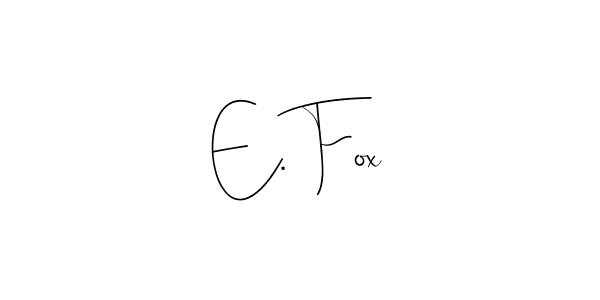 Similarly Andilay-7BmLP is the best handwritten signature design. Signature creator online .You can use it as an online autograph creator for name E. Fox. E. Fox signature style 4 images and pictures png