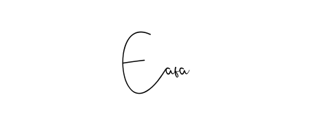 A dynamic signature style for Eafa using Andilay-7BmLP script. Designed to look authentic, handwritten, and professional. Eafa signature style 4 images and pictures png
