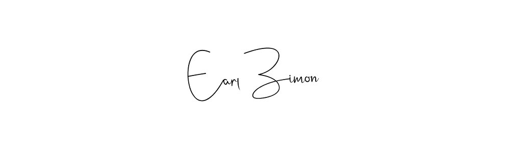 Design your own signature with our free online signature maker. With this signature software, you can create a handwritten (Andilay-7BmLP) signature for name Earl Zimon. Earl Zimon signature style 4 images and pictures png