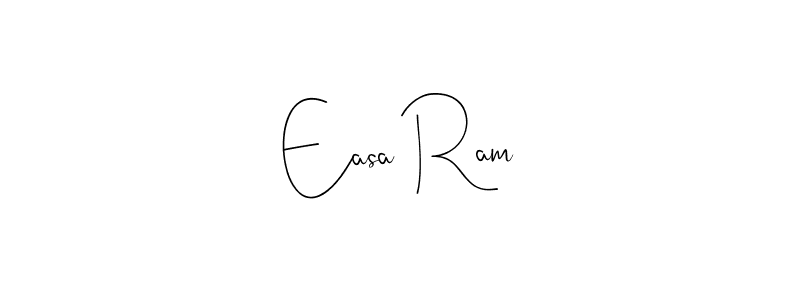 Andilay-7BmLP is a professional signature style that is perfect for those who want to add a touch of class to their signature. It is also a great choice for those who want to make their signature more unique. Get Easa Ram name to fancy signature for free. Easa Ram signature style 4 images and pictures png