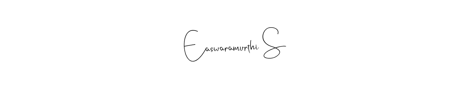 Make a beautiful signature design for name Easwaramurthi S. Use this online signature maker to create a handwritten signature for free. Easwaramurthi S signature style 4 images and pictures png