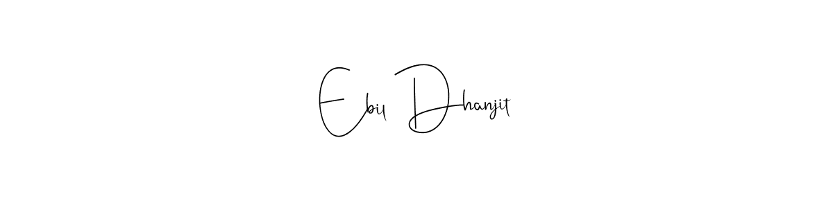 Here are the top 10 professional signature styles for the name Ebil Dhanjit. These are the best autograph styles you can use for your name. Ebil Dhanjit signature style 4 images and pictures png