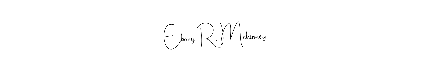 Andilay-7BmLP is a professional signature style that is perfect for those who want to add a touch of class to their signature. It is also a great choice for those who want to make their signature more unique. Get Ebony R. Mckinney name to fancy signature for free. Ebony R. Mckinney signature style 4 images and pictures png