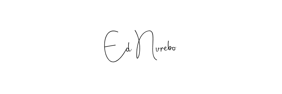 Use a signature maker to create a handwritten signature online. With this signature software, you can design (Andilay-7BmLP) your own signature for name Ed Nurebo. Ed Nurebo signature style 4 images and pictures png