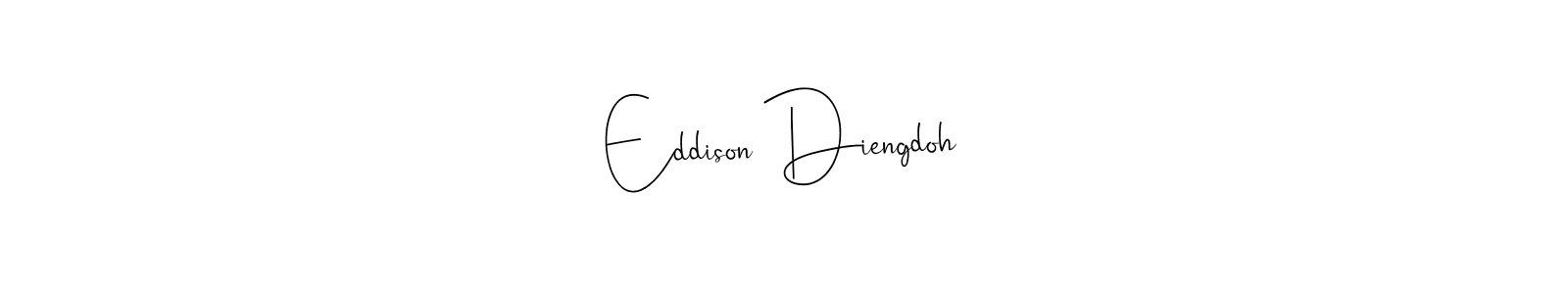Also we have Eddison Diengdoh name is the best signature style. Create professional handwritten signature collection using Andilay-7BmLP autograph style. Eddison Diengdoh signature style 4 images and pictures png