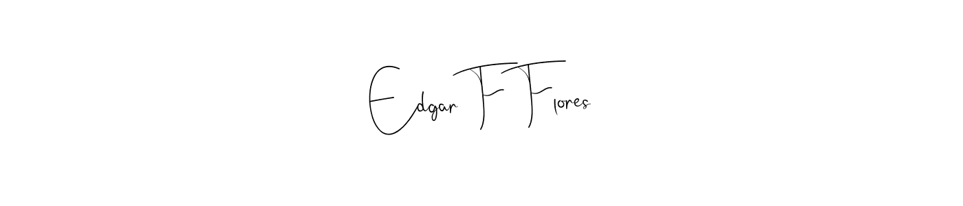 Andilay-7BmLP is a professional signature style that is perfect for those who want to add a touch of class to their signature. It is also a great choice for those who want to make their signature more unique. Get Edgar F Flores name to fancy signature for free. Edgar F Flores signature style 4 images and pictures png