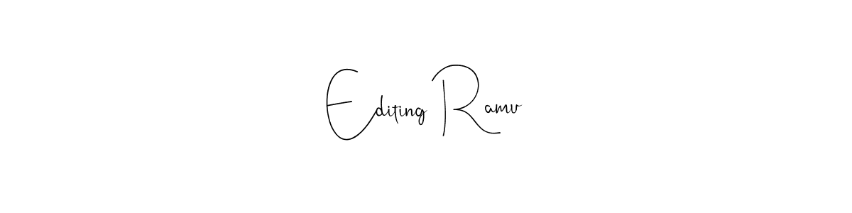 Check out images of Autograph of Editing Ramu name. Actor Editing Ramu Signature Style. Andilay-7BmLP is a professional sign style online. Editing Ramu signature style 4 images and pictures png