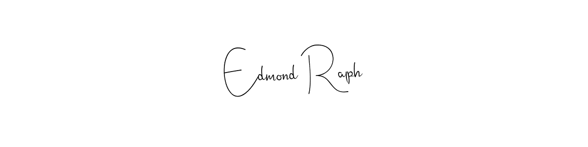 You can use this online signature creator to create a handwritten signature for the name Edmond Ralph. This is the best online autograph maker. Edmond Ralph signature style 4 images and pictures png